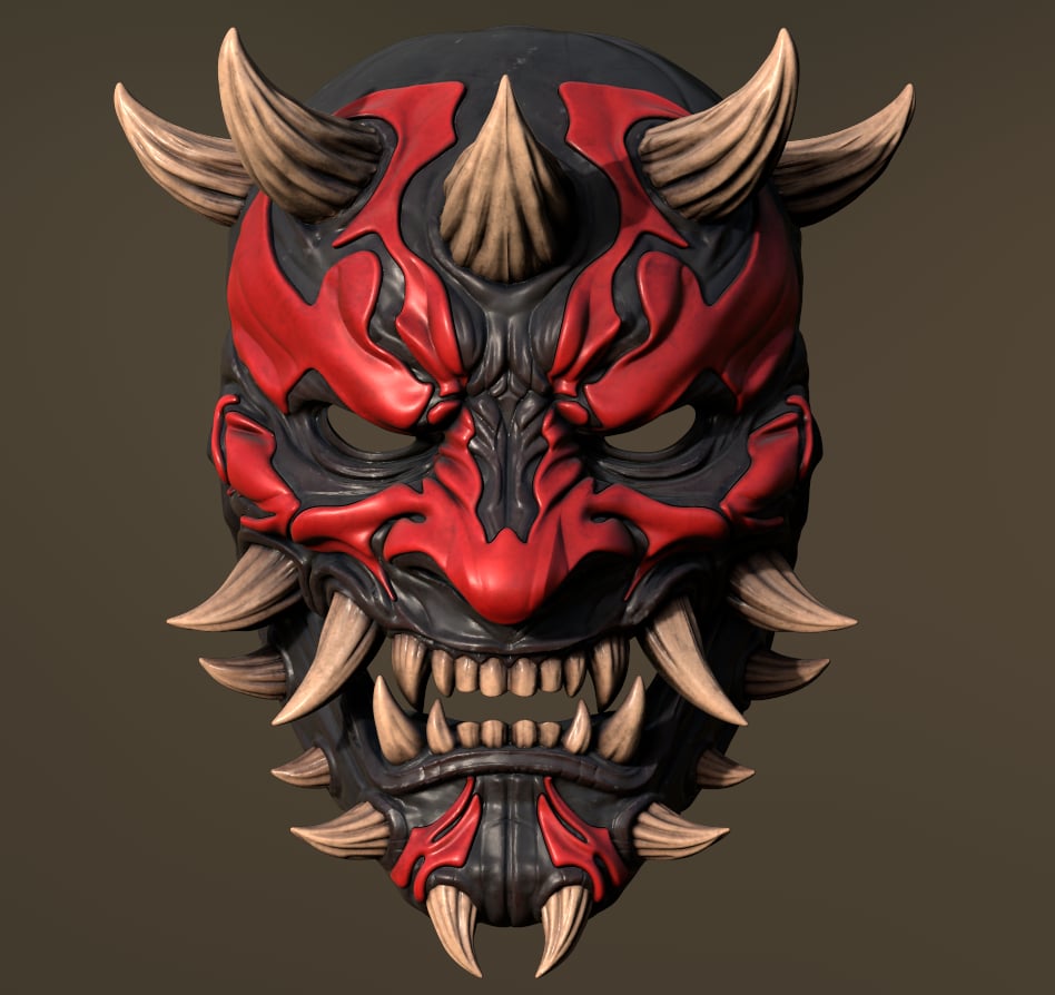 Darth Maul Menpo Mask — Nikko Industries Darth Maul Menpo Mask — Nikko Industries