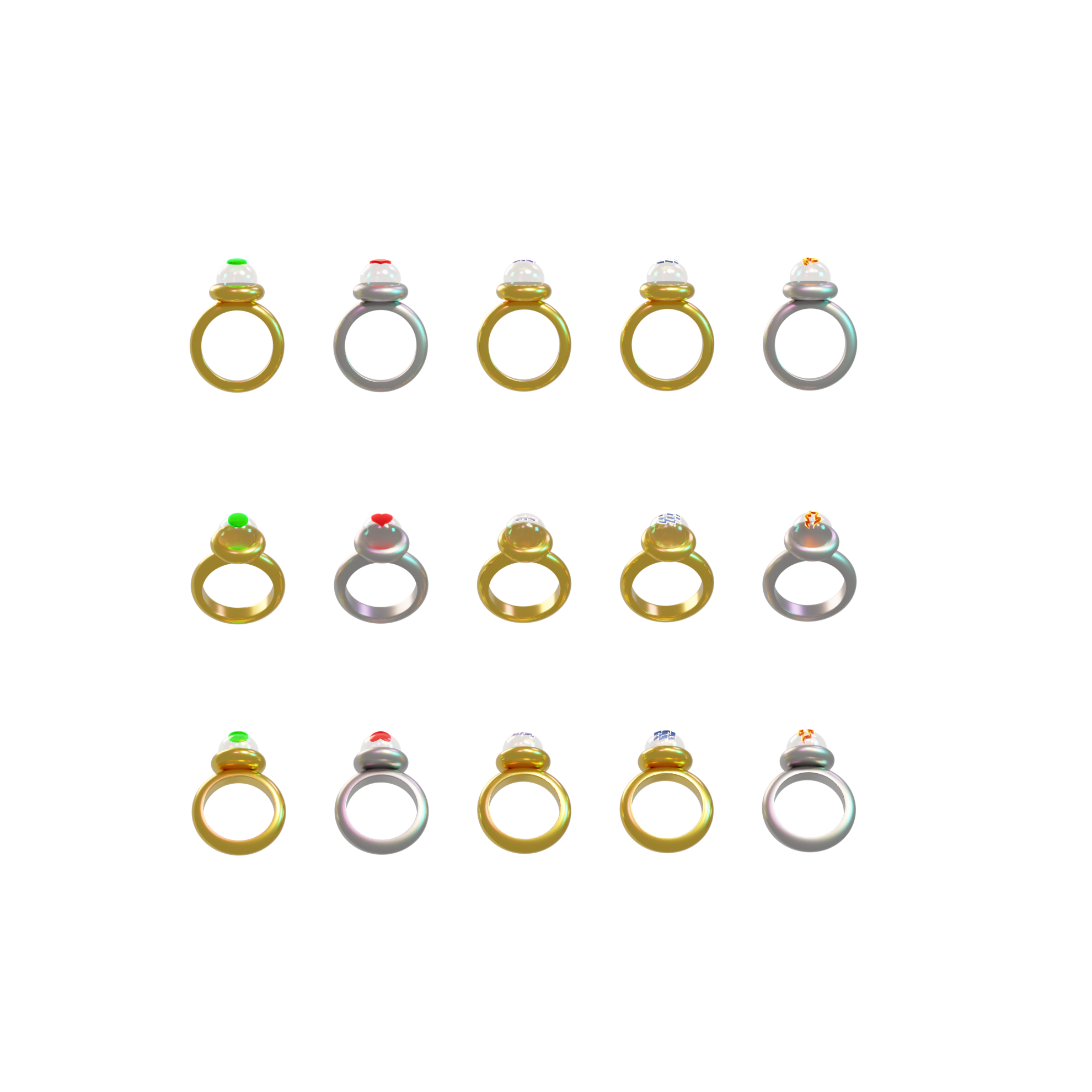 CHIHITRO SONODA 刺繍リング　Planet Ring Captain Planet Ring Collection — Nikko Industries