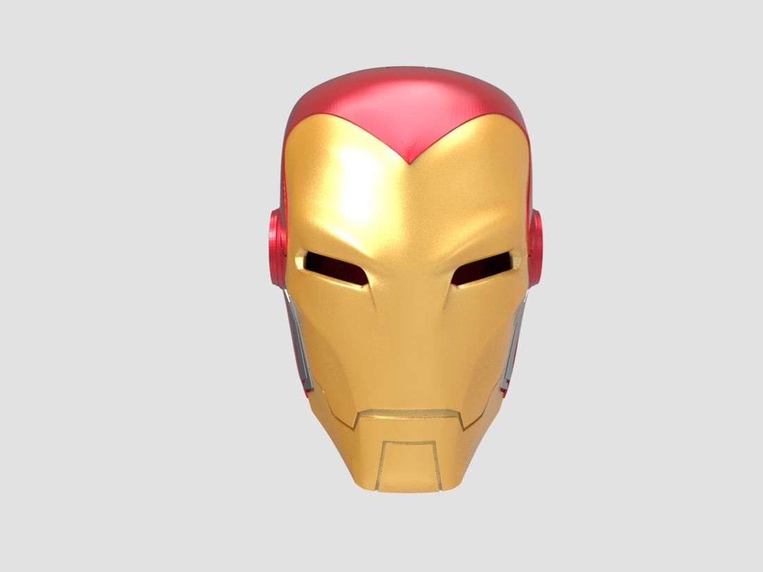 Classic Iron Man Helmet STL — Nikko Industries