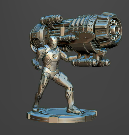 Iron Man MK7 Proton Cannon stl