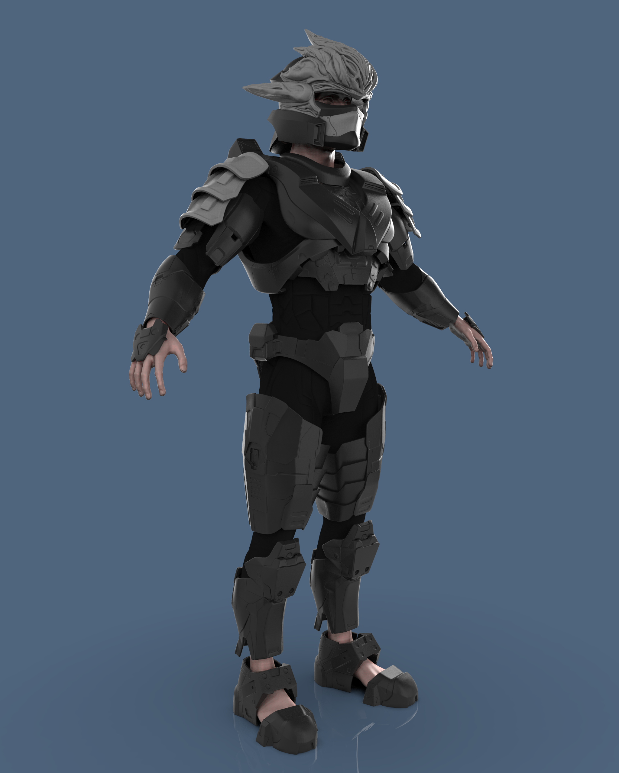 Halo Hayabusa Armor STL — Nikko Industries