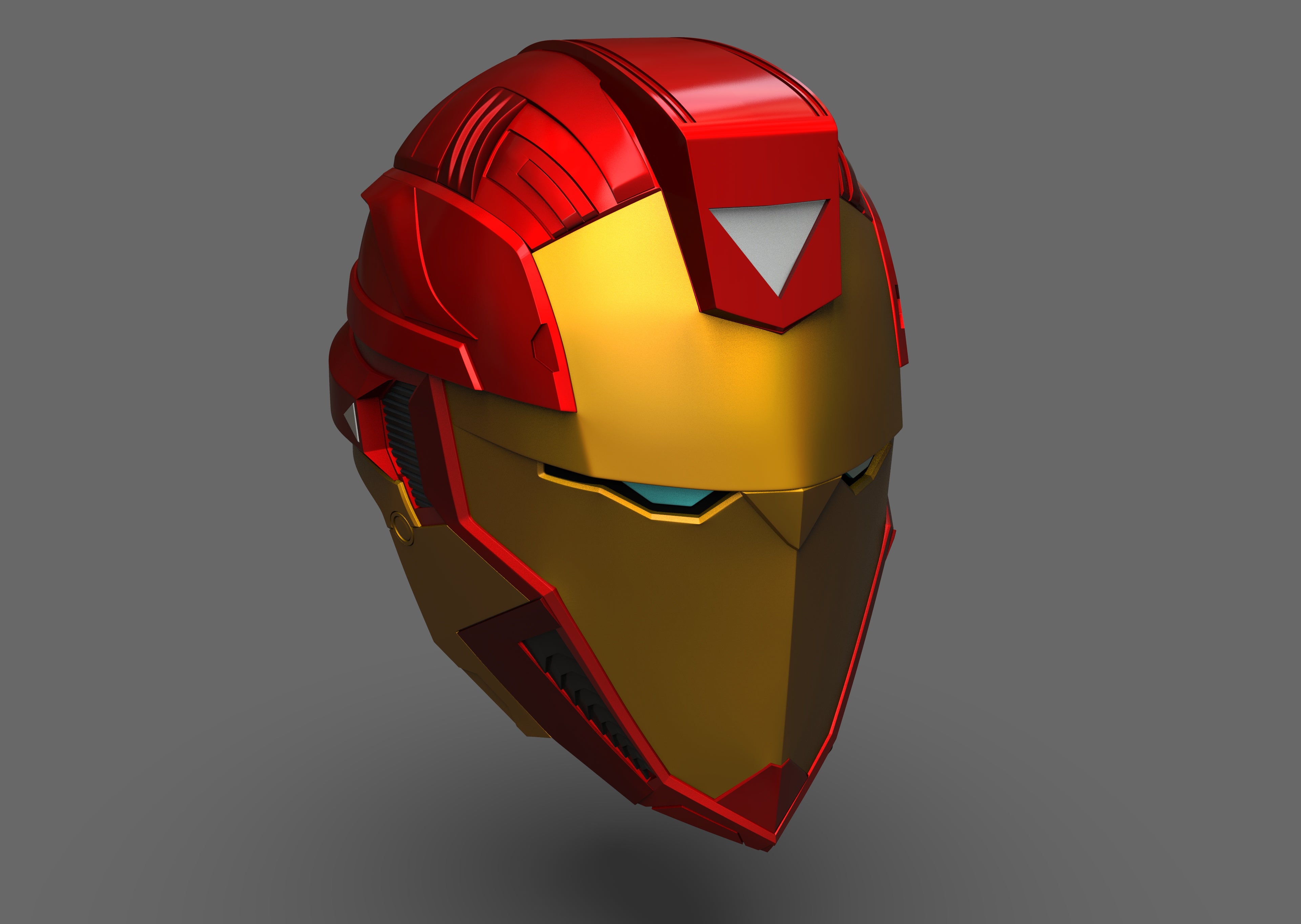 Iron Heart Model 2 Helmet STL — Nikko Industries