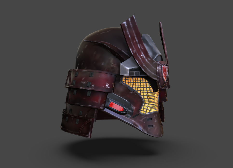 Halo Samurai Helmet STL