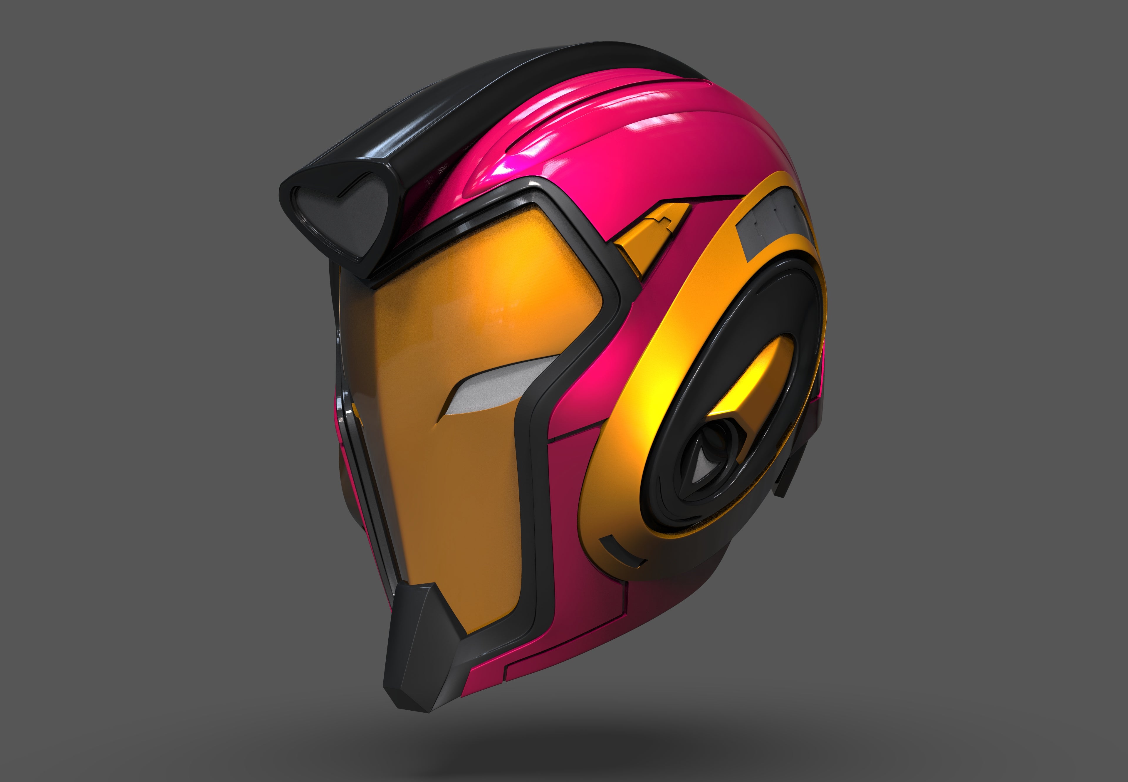 Iron Heart Model 3 Helmet STL — Nikko Industries