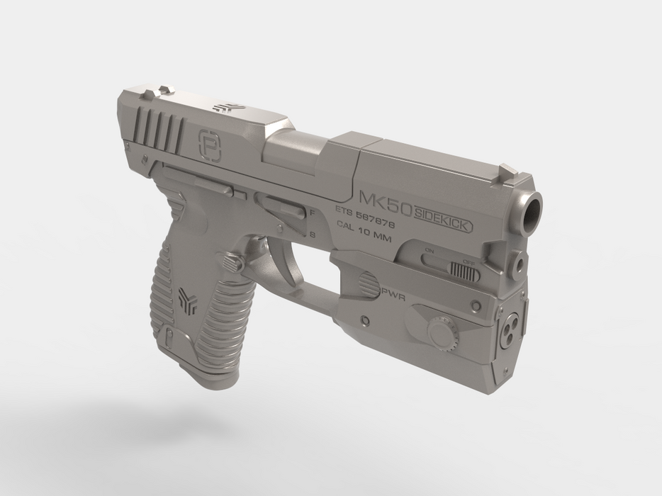 Halo MK50 Sidekick Pistol STL