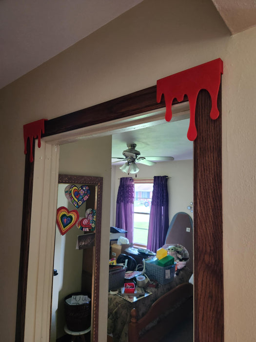 Blood Drip Door Decor