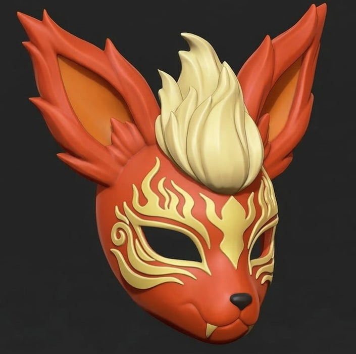 Flareon Kitsune Mask