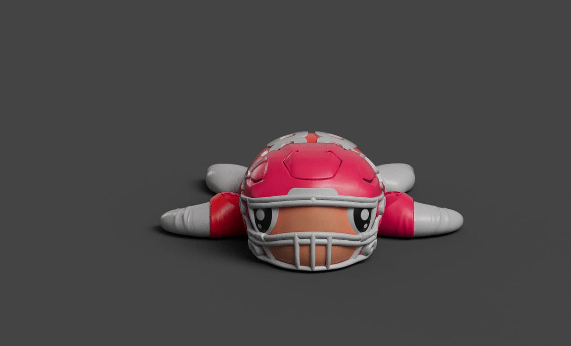 Football Turtle Alabama Crimson Tide