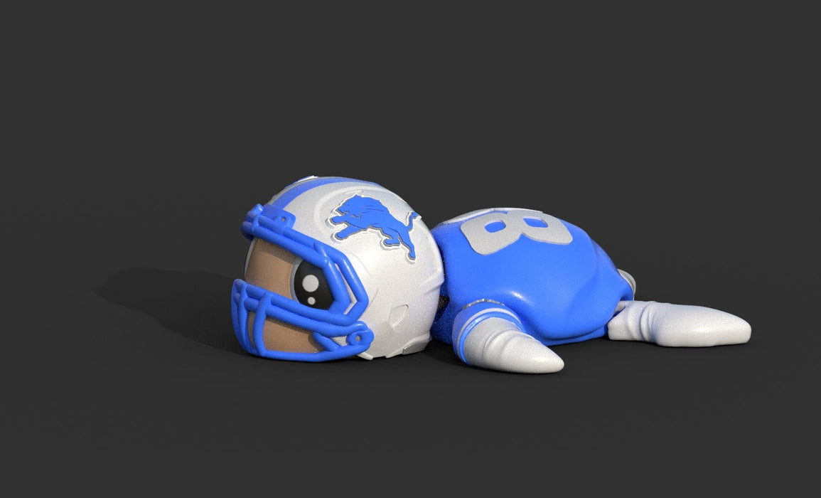 Football Turtle Detroit Lions