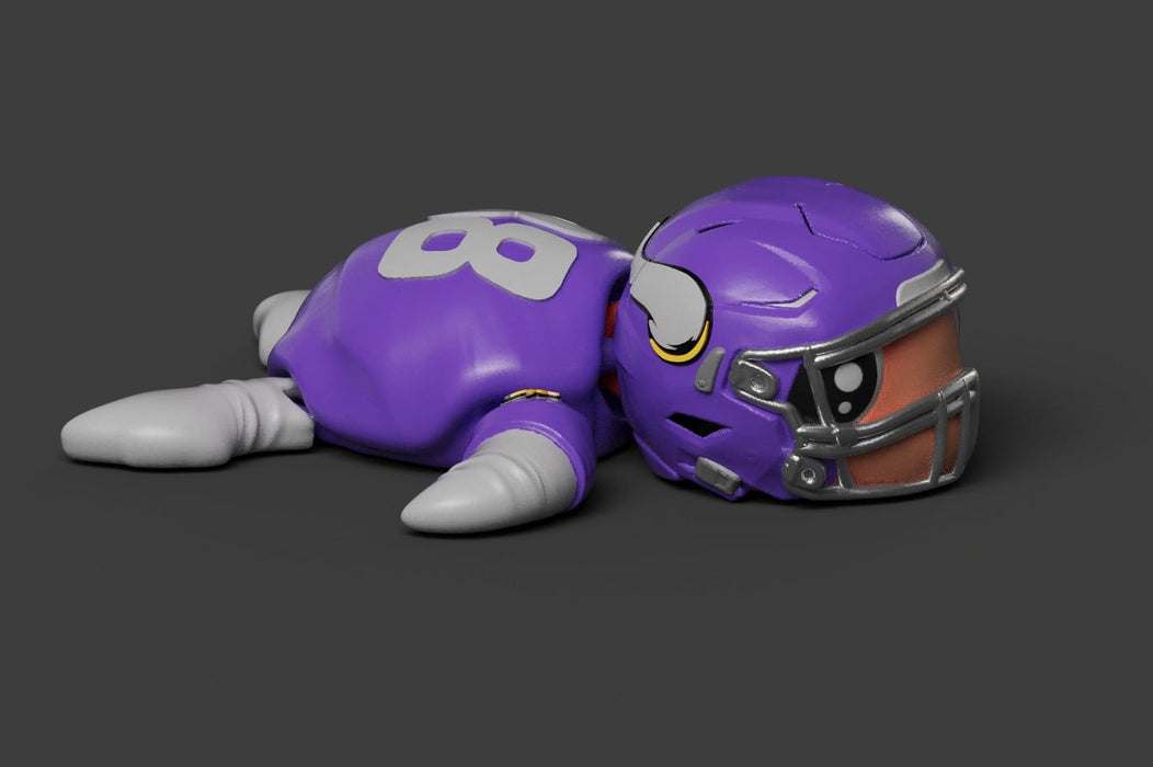 Football Turtle Minnesota Vikings