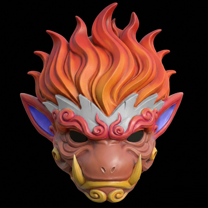 Infernape Menpo Mask