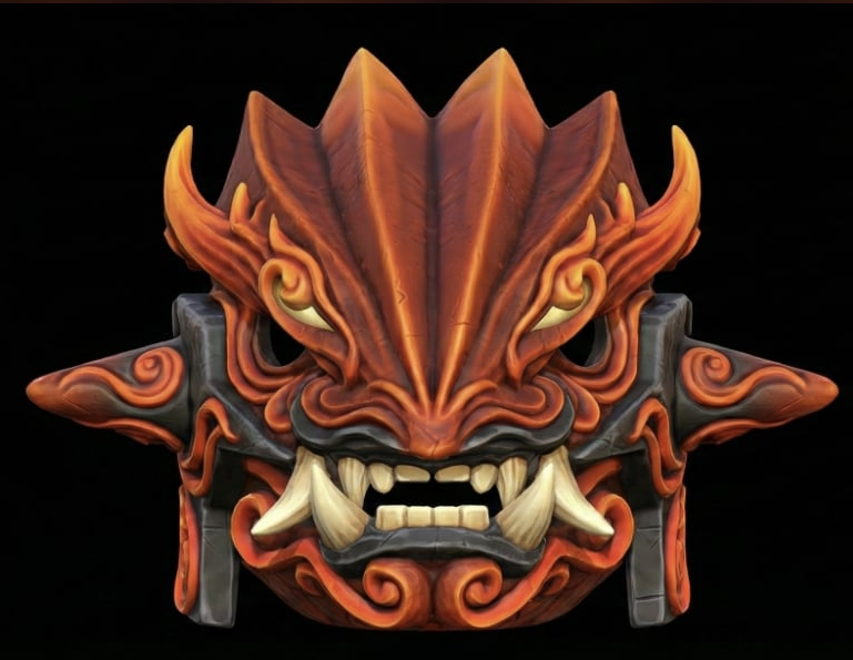 Groudon Menpo Mask