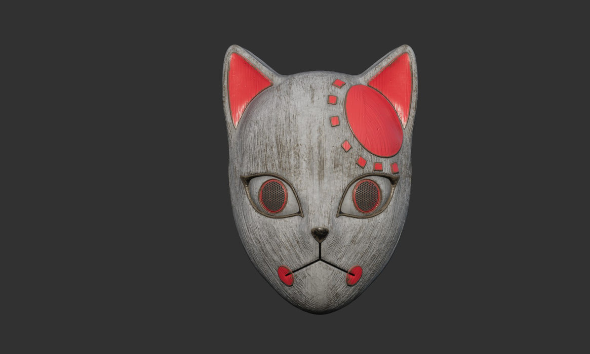 Tanjiro Kitsune Mask Realistic Remake