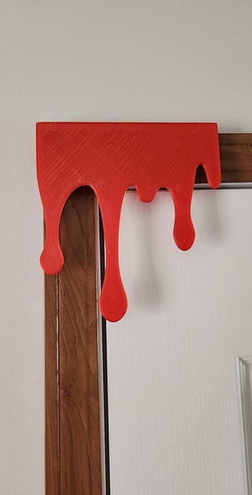Blood Drip Door Decor