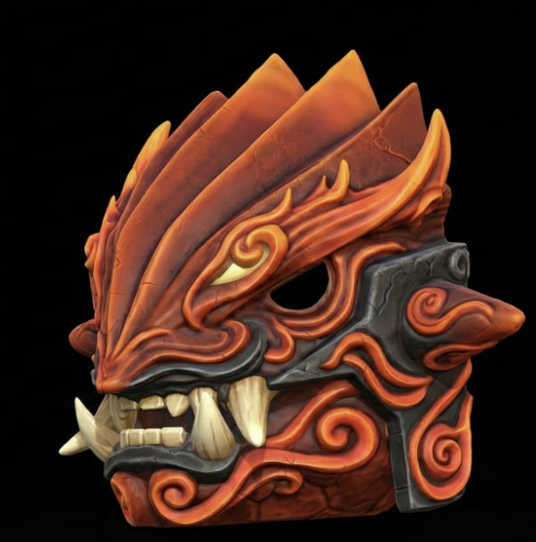 Groudon Menpo Mask
