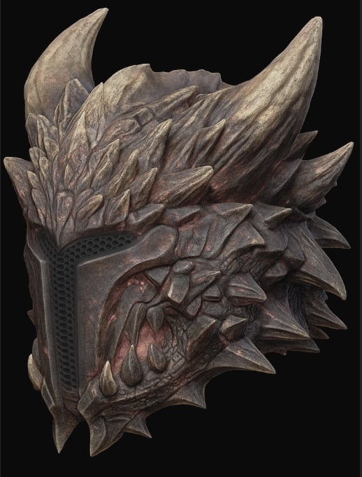 Nergigante Mandalorian Helmet