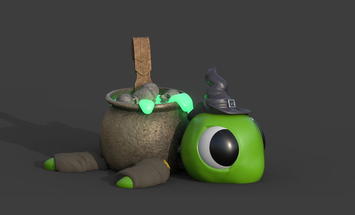 Halloween Turtle Cauldron