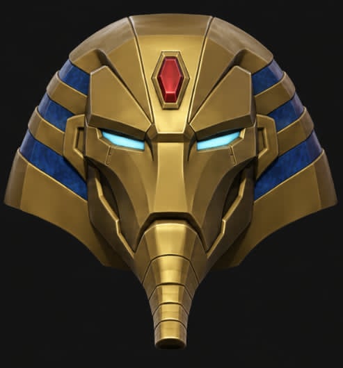 Marvel Rivals Iron Man Pharoah Helmet