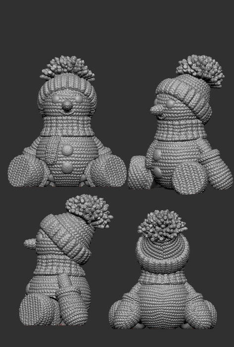 Flexi Crochet Snowman