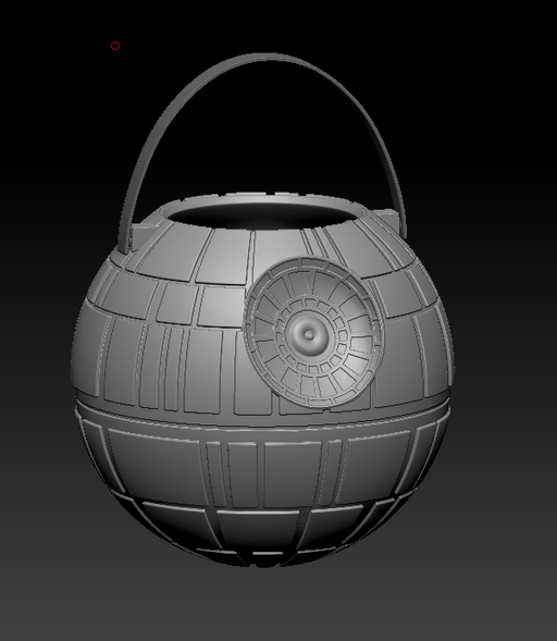 Bat Cauldron Halloween Candy Bucket