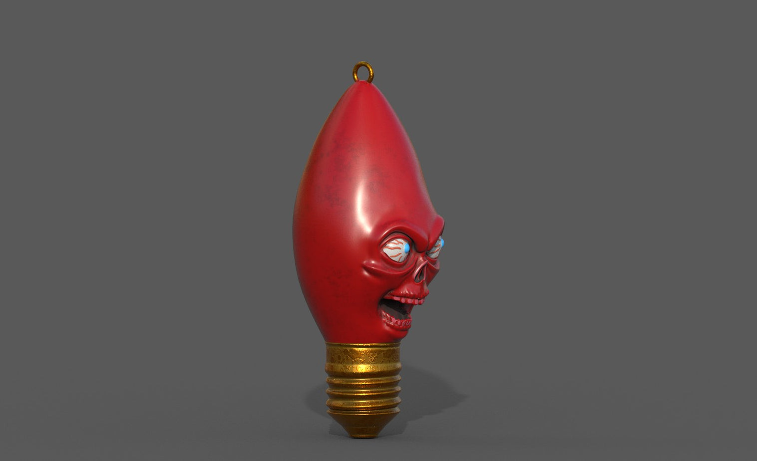 Light Angry Angry Christmas Light Bulb — Nikko Industries