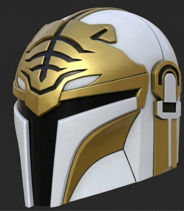 White Mando Ranger Helmet