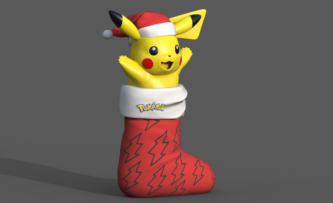 Christmas Stocking Pikachu