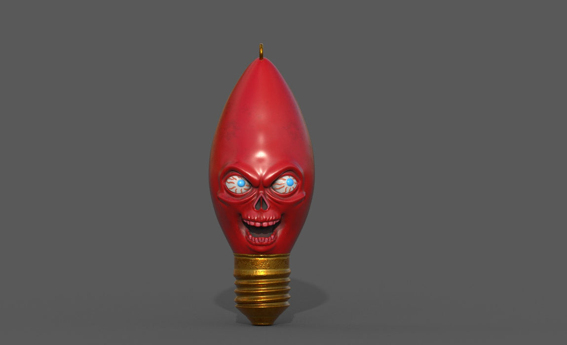 Angry Christmas Light Bulb