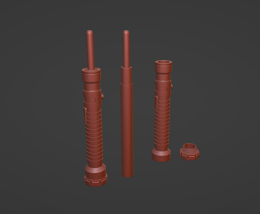 Print in Place Collapsible Jedi Lightsaber Concept 16