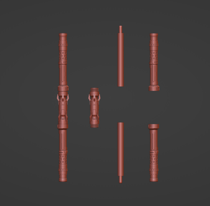 Print in Place Double Lightsaber Concept 2