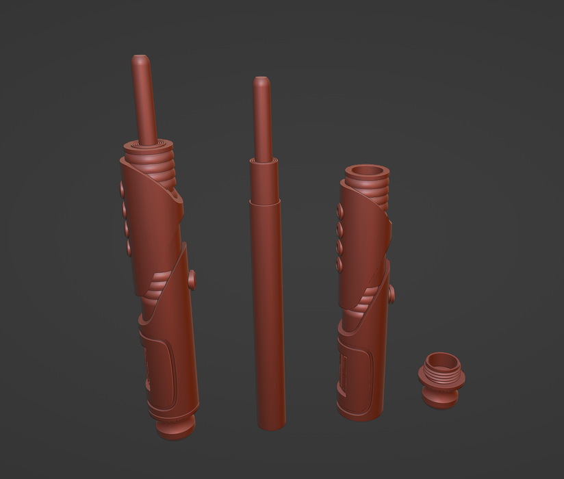 Print in Place Collapsible Jedi Lightsaber Concept 14