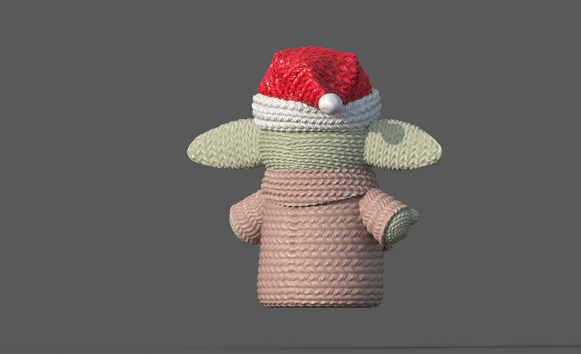 Crochet Santa Baby Yoda