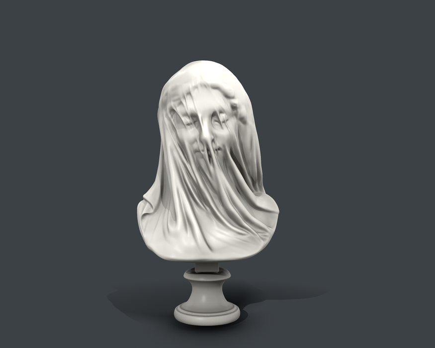 Veiled Virgin Sculpture