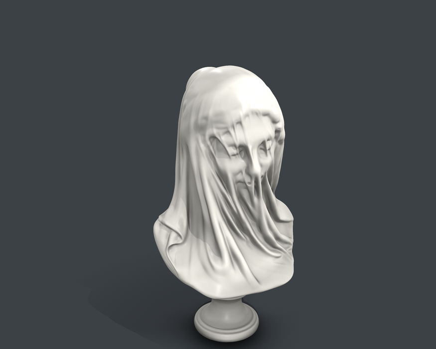 Veiled Virgin Sculpture