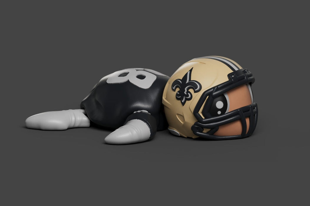 Football Turtle New Orleans Saints