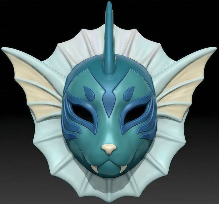 Vaporeon Kitsune Mask