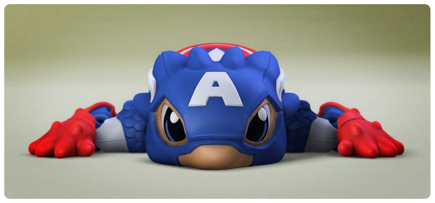Captain America Flexi Dragon