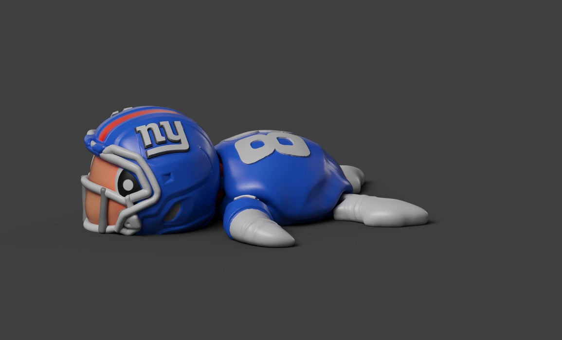 Football Turtle New York Giants