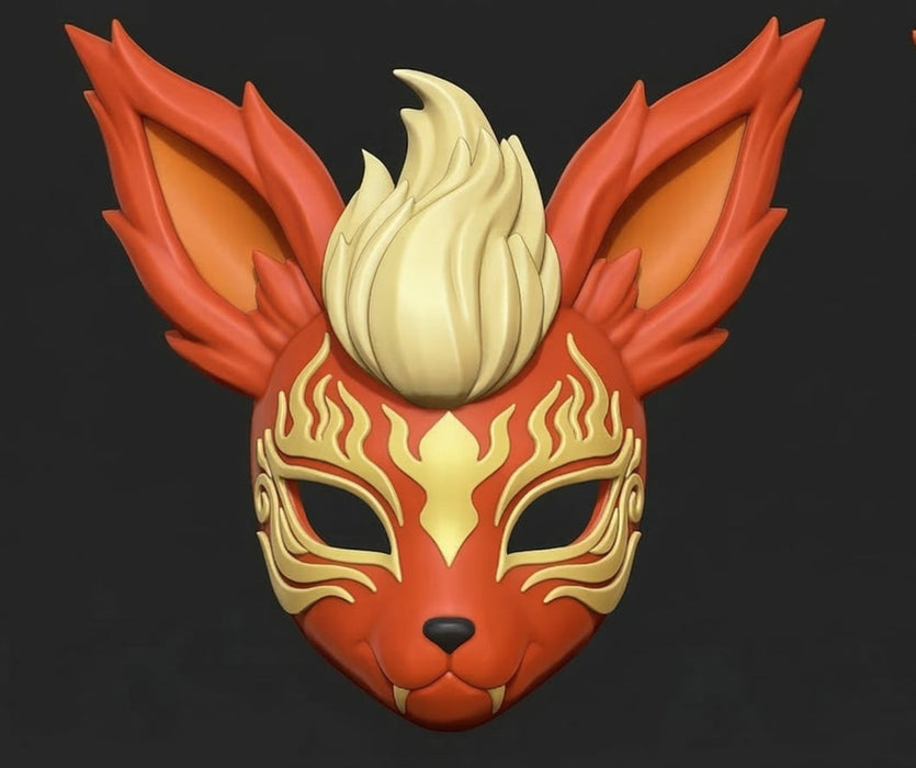 Flareon Kitsune Mask