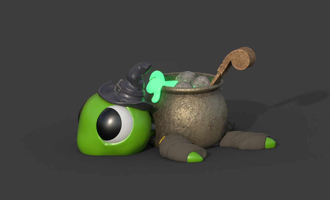 Halloween Turtle Cauldron