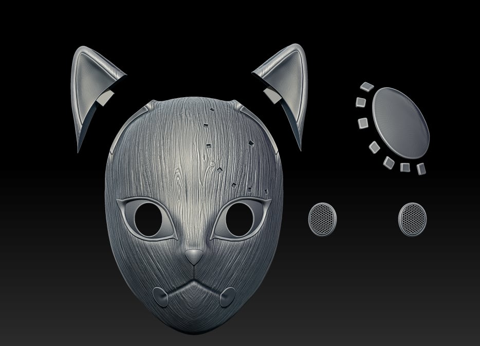 Tanjiro Kitsune Mask Realistic Remake