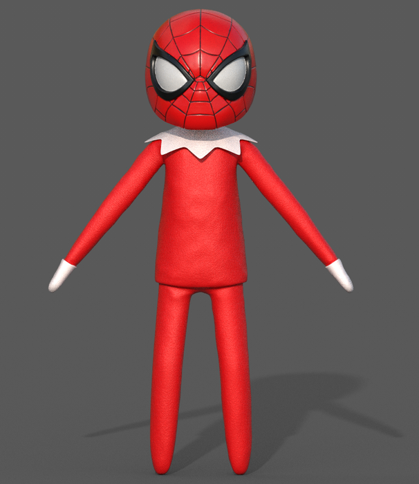 Elf on the Shelf Helmet Spiderman