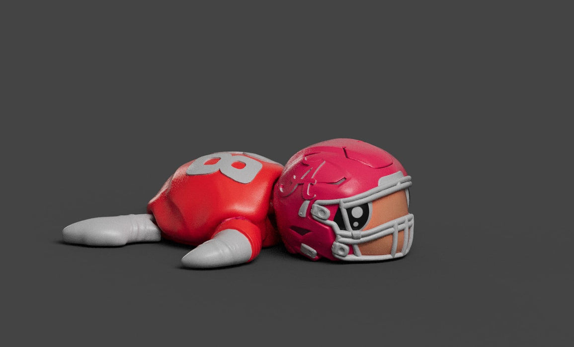 Football Turtle Alabama Crimson Tide