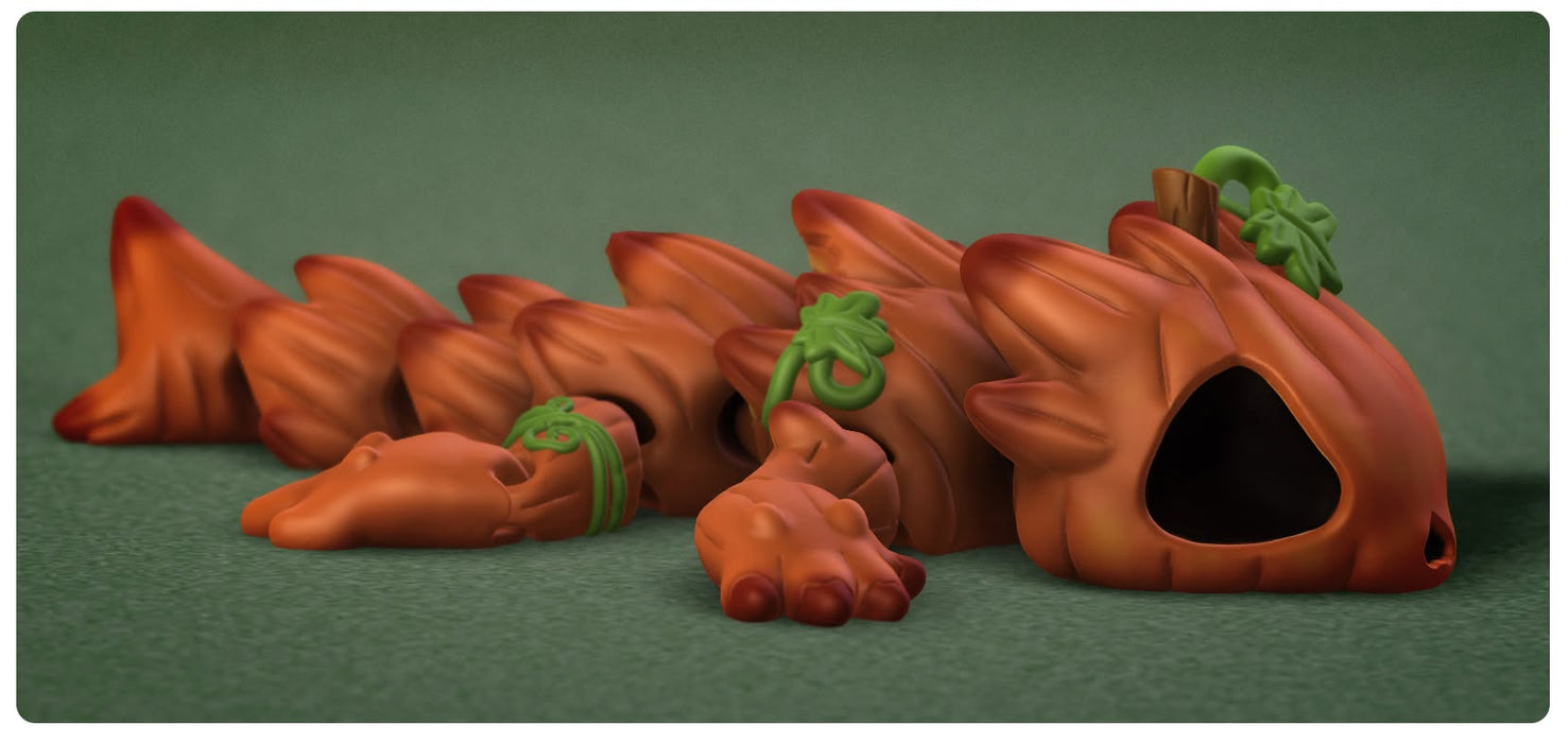 Flexi Pumpkin Dragon