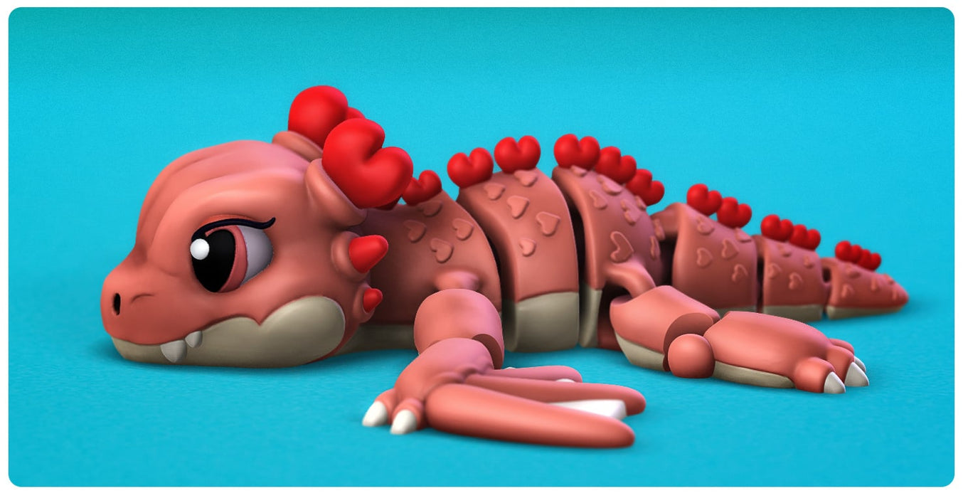 Cute Hearts Dragon