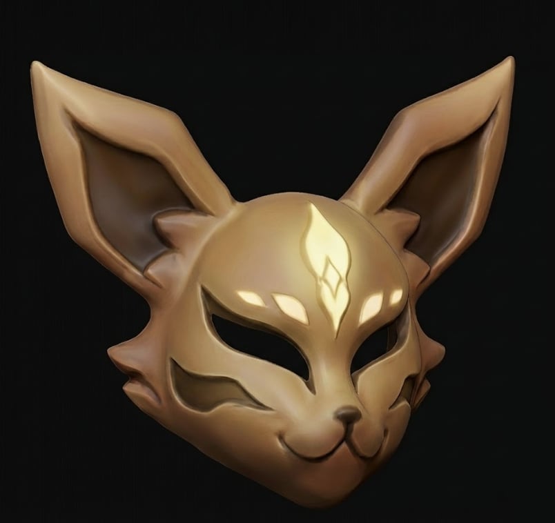 Eevee Japanese Mask — Nikko Industries