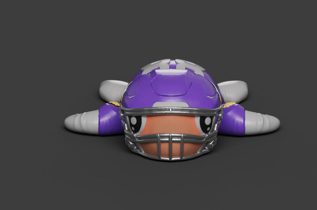 Football Turtle Minnesota Vikings