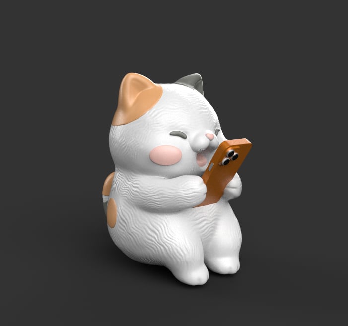 Cat Monitor Buddy- Cat on Phone