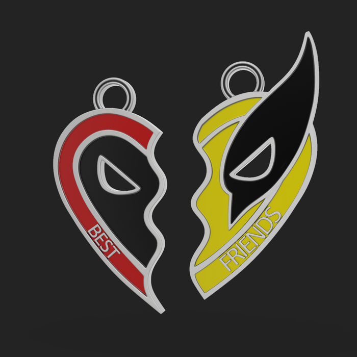 Deadpool and Wolverine Pendant โ Nikko Industries
