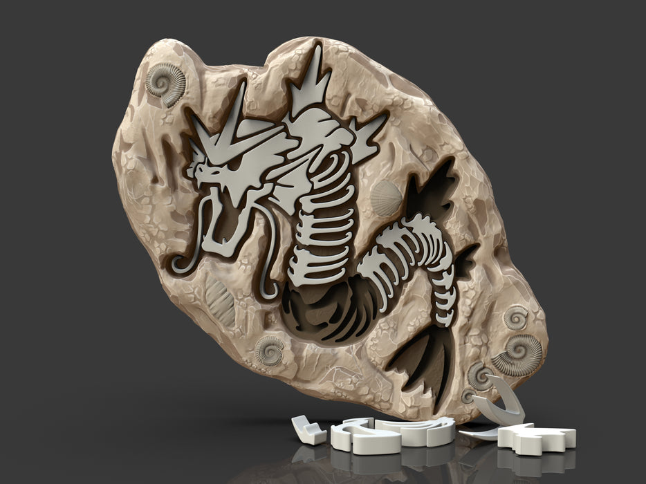 Gyrados Fossil Puzzle Toy
